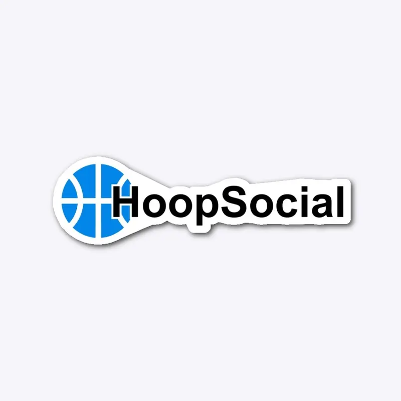 HoopSocial Die-Cut Sticker